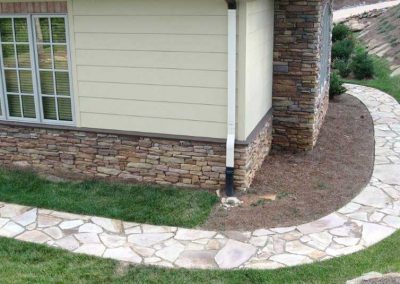 staining to fix cultured stone color